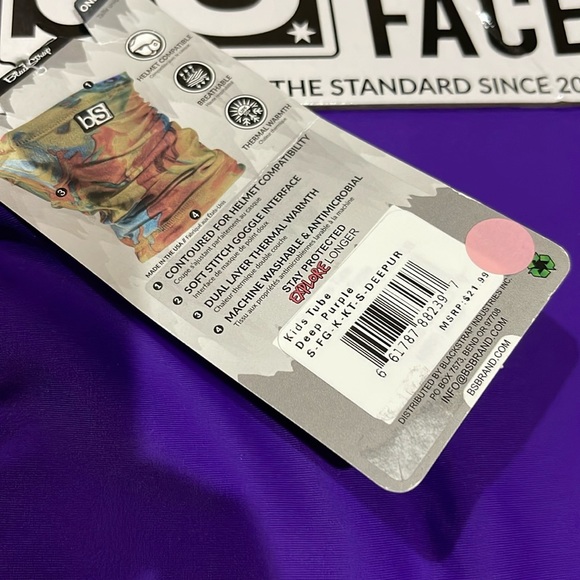 Blackstrap kids-tube dual layer facemask - Picture 3 of 5